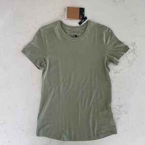 The North Face W Terrain Short Sleeve Slim Fit T Shirt Top Tea Green Sz XS NWT